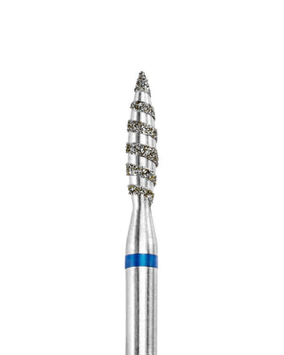 Nail drill bit DARK Tornado 2.3x10 mm (Blue)