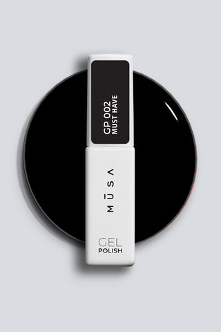 Gel Polish 002 BLACK 7ml