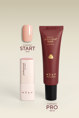 Poly Fiber® builder gel in bottle Nude