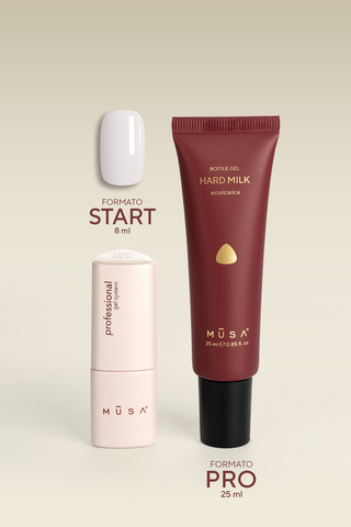Hard base gel milk