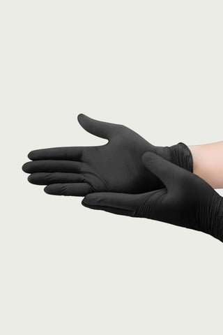 BLACK POWDER FREE NITRIL GLOVES