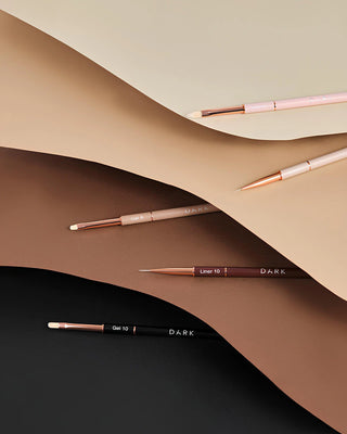 Dark Set of brushes, 5 pcs