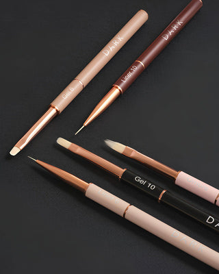 Dark Set of brushes, 5 pcs