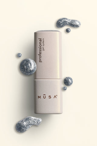 Gel Polish Cat Eye Silver