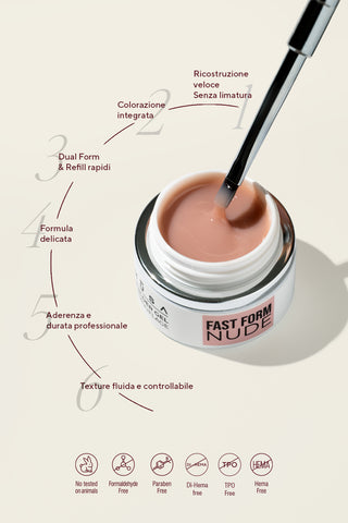Gel Builder Fast Form - Nude