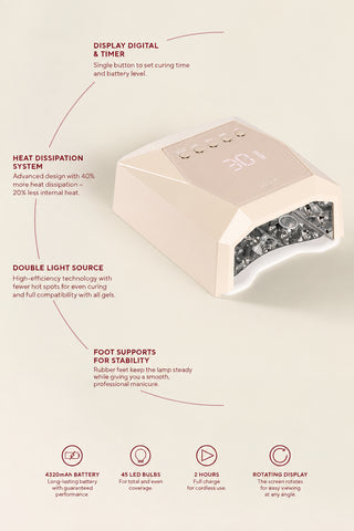 Musa Professional cordless nail lamp