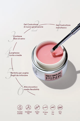 Poly Fiber Gel Pink