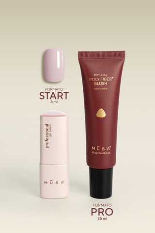 Poly Fiber® builder gel in bottle Blush
