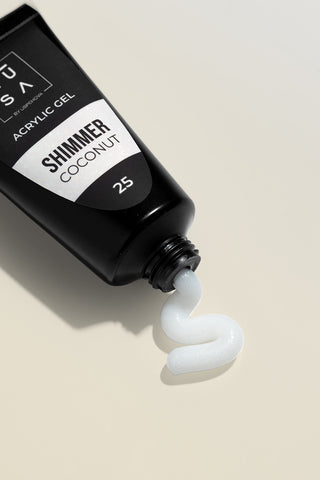 Acrylic Gel Shimmer Coconut 25 - 35ml