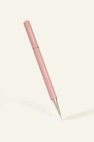 Double Brush- Modern Oval Brush Short liner brush