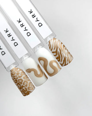 DARK Stamping Polish №21 white gold metallic, 10 ml