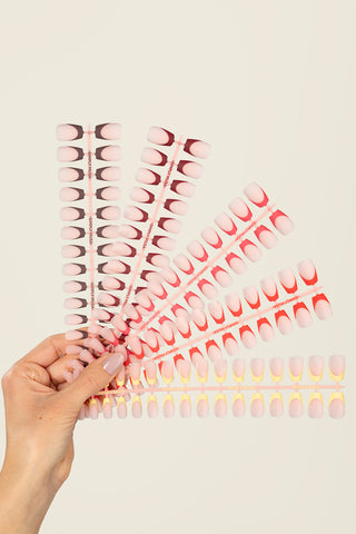 Acrylic Gel Tip Master Pro X® Sunset Series - Short Coffin